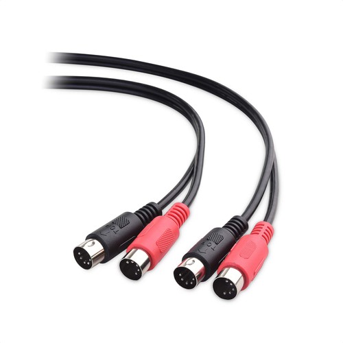 Dual five pin midi cable - pin, for